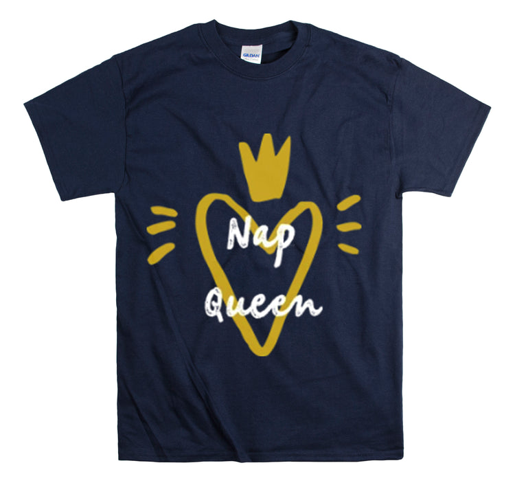 Shirt Funny Nap Queen Bedtime Sleepyhead Hilarious Relaxation Shirt T-Shirt Unisex Heavy Cotton Tee