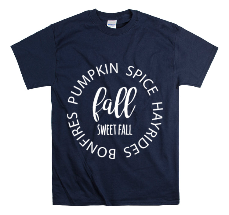 Shirt Funny Fall Sweet Fall Thanksgiving Activities Relaxation T-shirt Unisex Heavy Cotton Tee