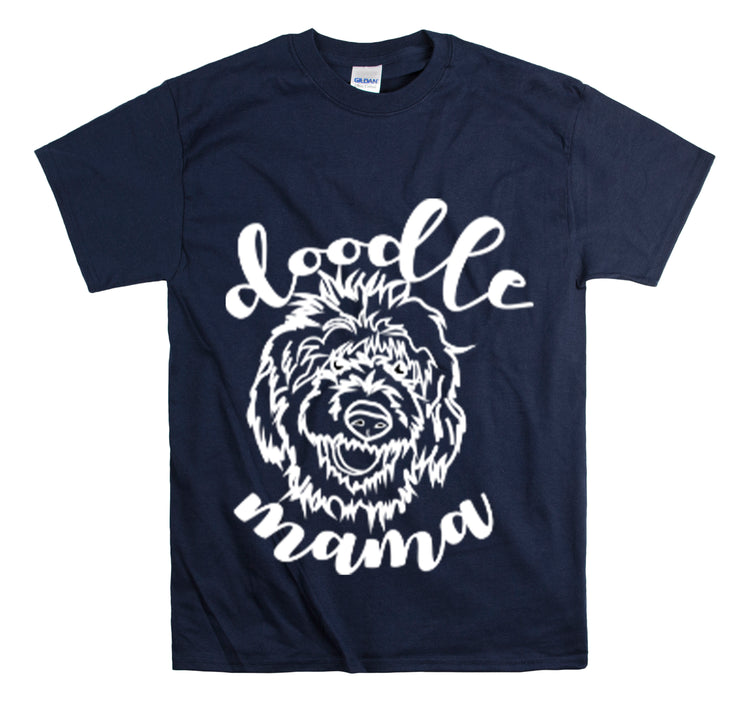 Shirt Funny Doodle Mama Paws and Play Furry Friend Dog Owner Lover T-Shirt Unisex Heavy Cotton Tee