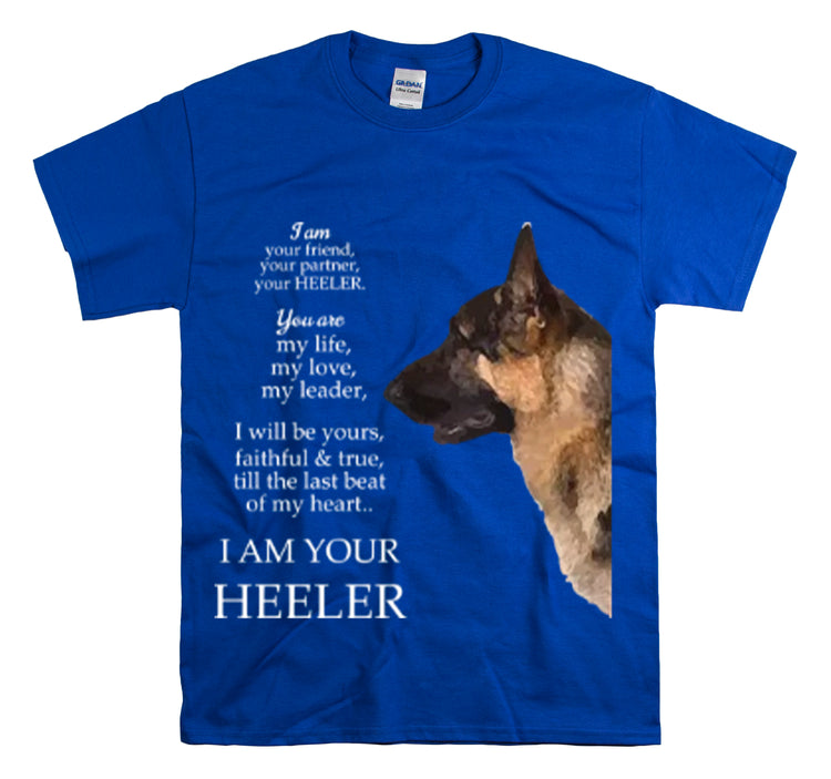 Shirt Funny I'm Your Friend & Heeler Dog Lover Pet Owner Canine T-Shirt Unisex Heavy Cotton Tee