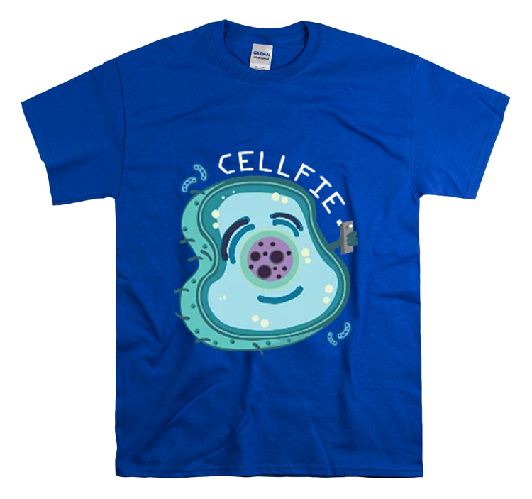 Shirt Hilarious Unique Cellfie Cell Physics Teachers Science Teacher biology physiology T-Shirt Unisex Heavy Cotton Tee