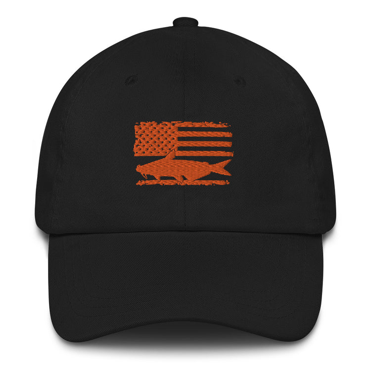 Dad hat Hilarious Angling Fishing Fisherman US Banner Patriotic Trawler Patriotism