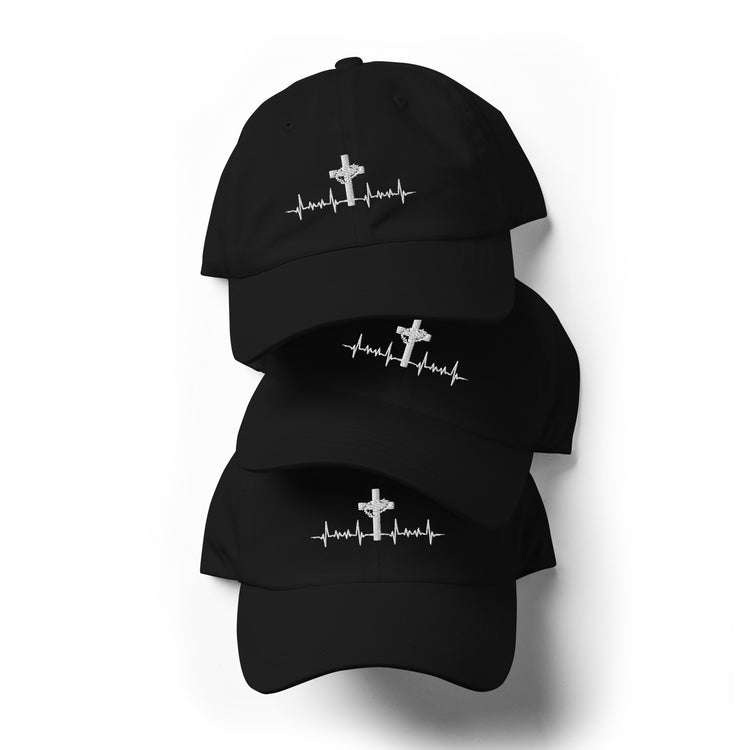 Dad hat Cross Christianism Religious Devotee Worshipping Worship Apostolic Evangelic