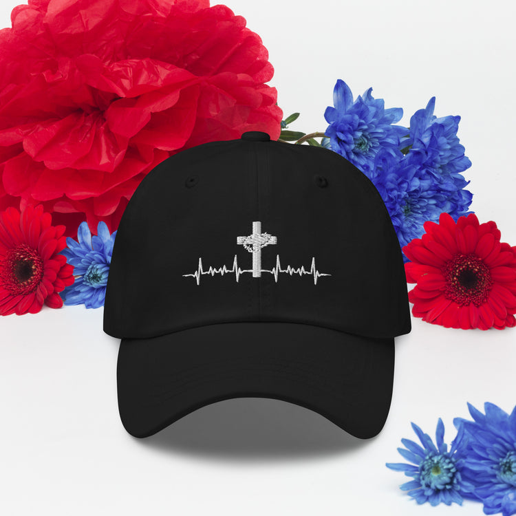 Dad hat Cross Christianism Religious Devotee Worshipping Worship Apostolic Evangelic