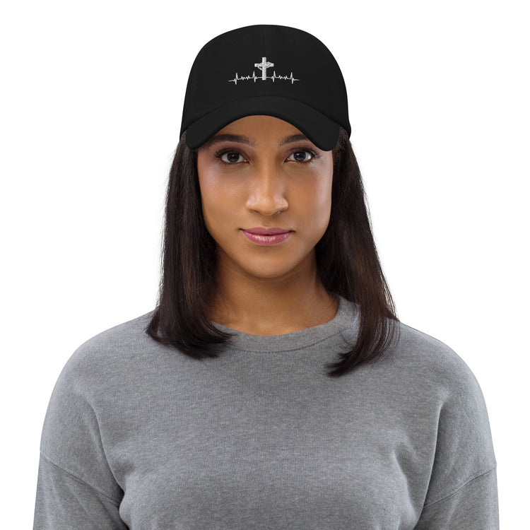 Dad hat Cross Christianism Religious Devotee Worshipping Worship Apostolic Evangelic