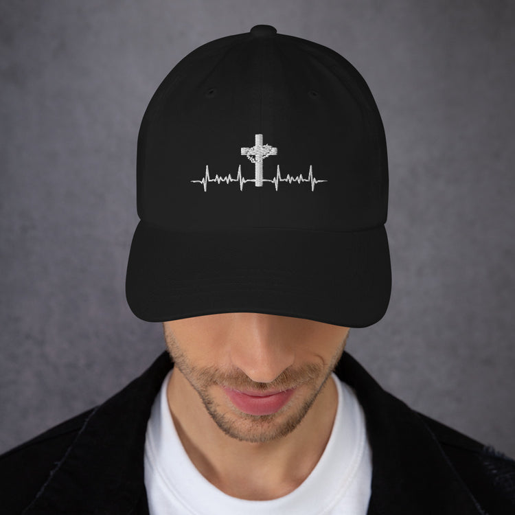 Dad hat Cross Christianism Religious Devotee Worshipping Worship Apostolic Evangelic