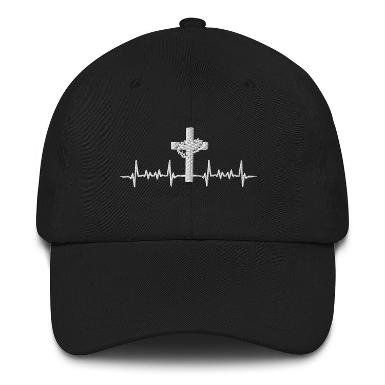 Dad hat Cross Christianism Religious Devotee Worshipping Worship Apostolic Evangelic