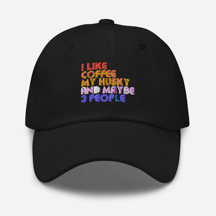 Dad hat Novelty Like My Coffee My Pet And 3 People Dog Caffeinated Pets Lover