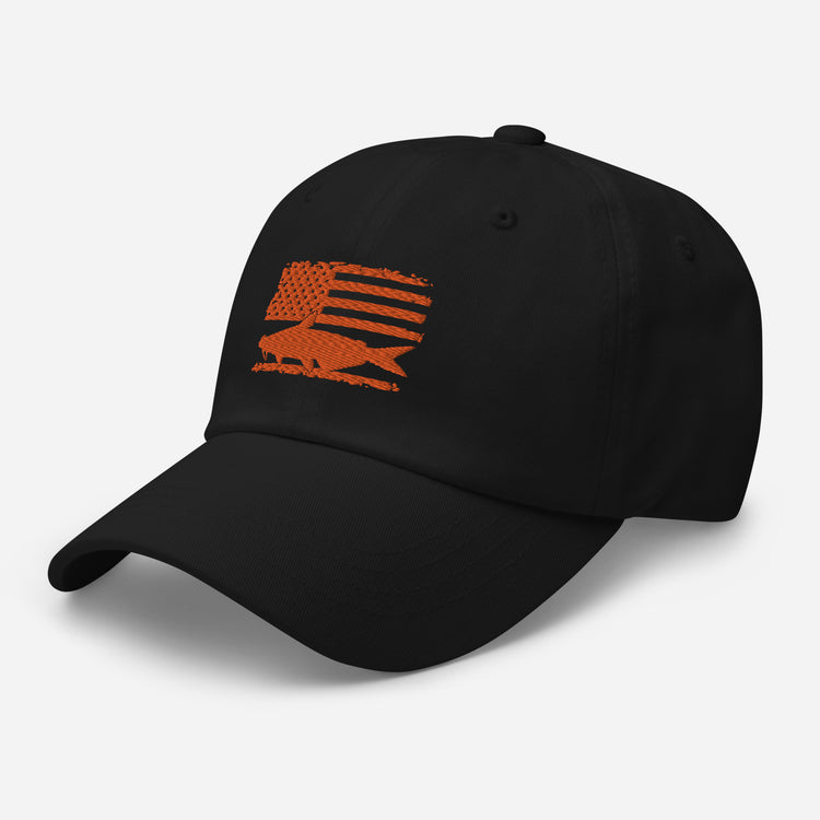 Dad hat Hilarious Angling Fishing Fisherman US Banner Patriotic Trawler Patriotism