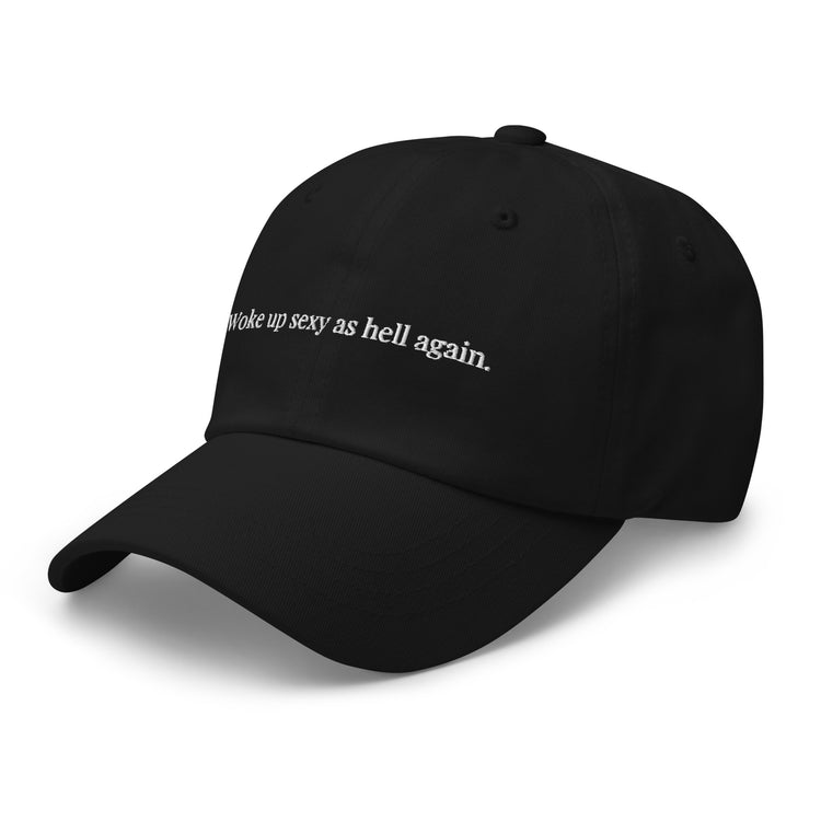 Dad hat Novelty Sexy As Hell Again Comical Sarcastic Sayings Fan Phrases Lover