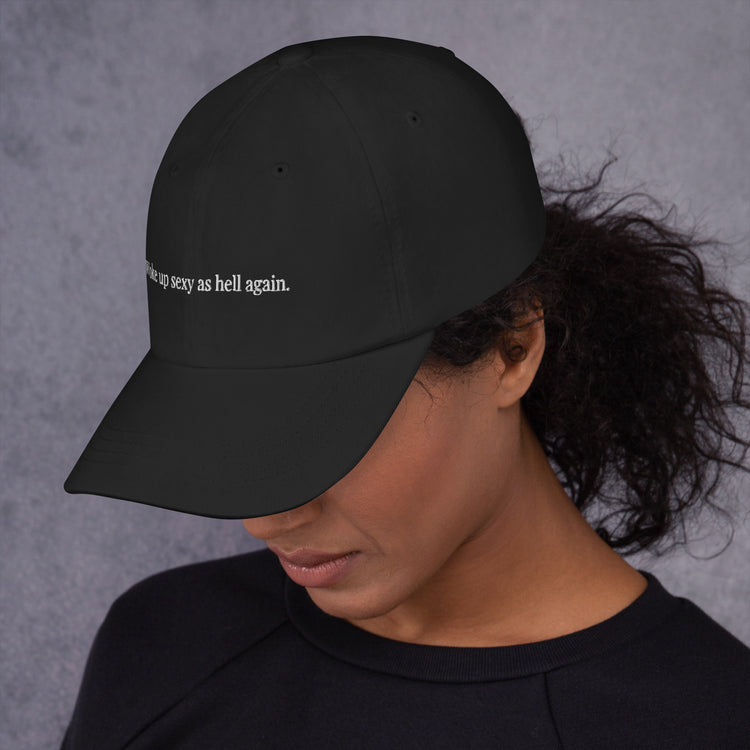 Dad hat Novelty Sexy As Hell Again Comical Sarcastic Sayings Fan Phrases Lover