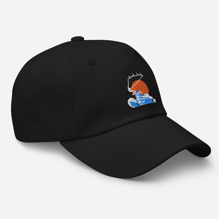 Dad hat Kiteboarding Kite-Surfing Powerkiting Kitesurf Wakeboarding Paragliding Lover