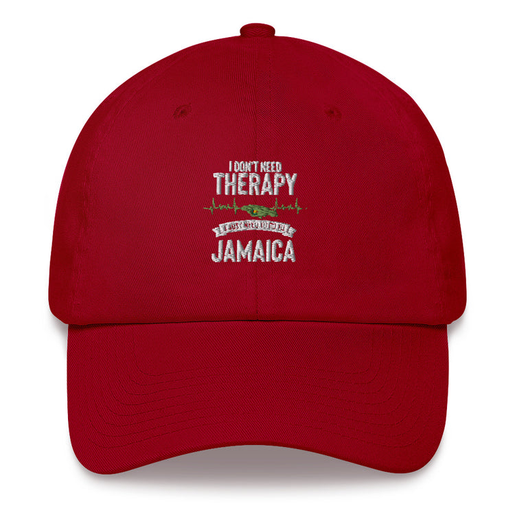 Dad hat Novelty Jamaica Heartbeat Leisure Lover Getaway Jamaican Break National Banner