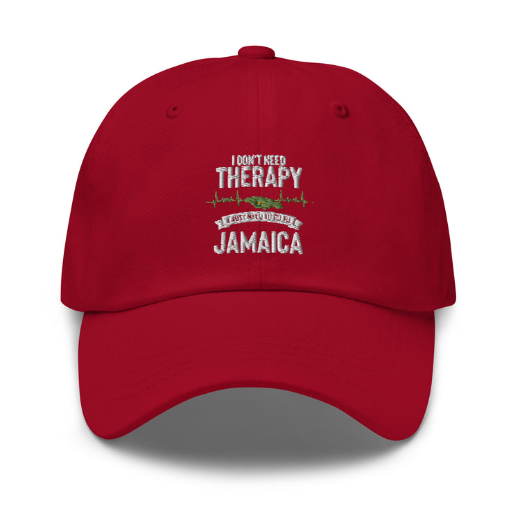 Dad hat Novelty Jamaica Heartbeat Leisure Lover Getaway Jamaican Break National Banner