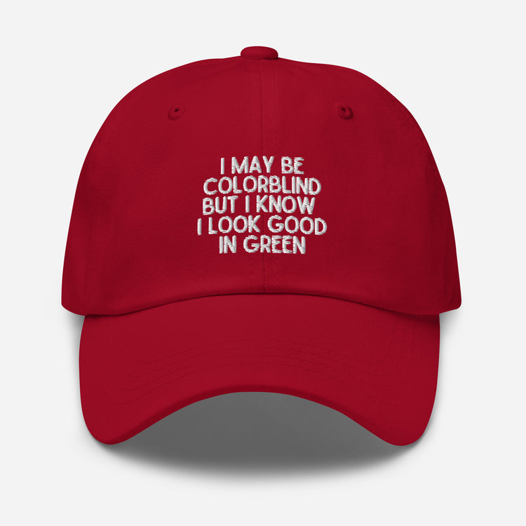 Dad hat Novelty Colorblind Daltonism Eye Disorders Hilarious Colour-Blindness Eyesight