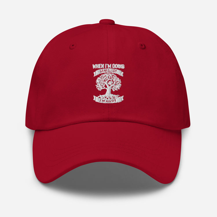 Dad hat Humorous I'm Genealogy Origins Families Tree Ancestors Generation