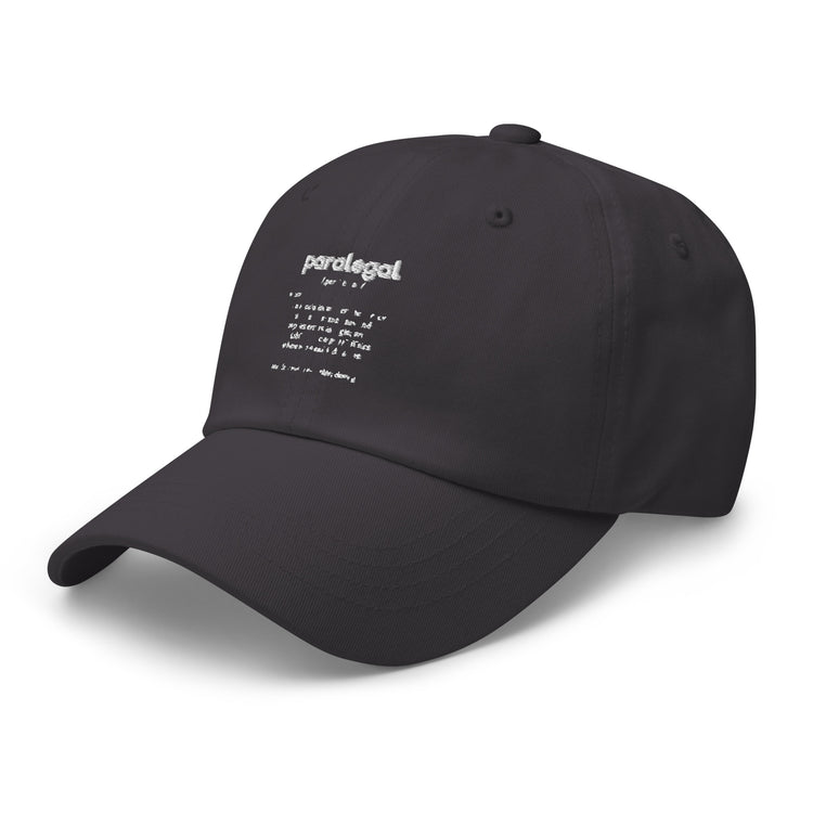 Dad hat Hilarious Paralegal Meaning Description Legal Assistant Fan Lawyer Paralegals Litigator