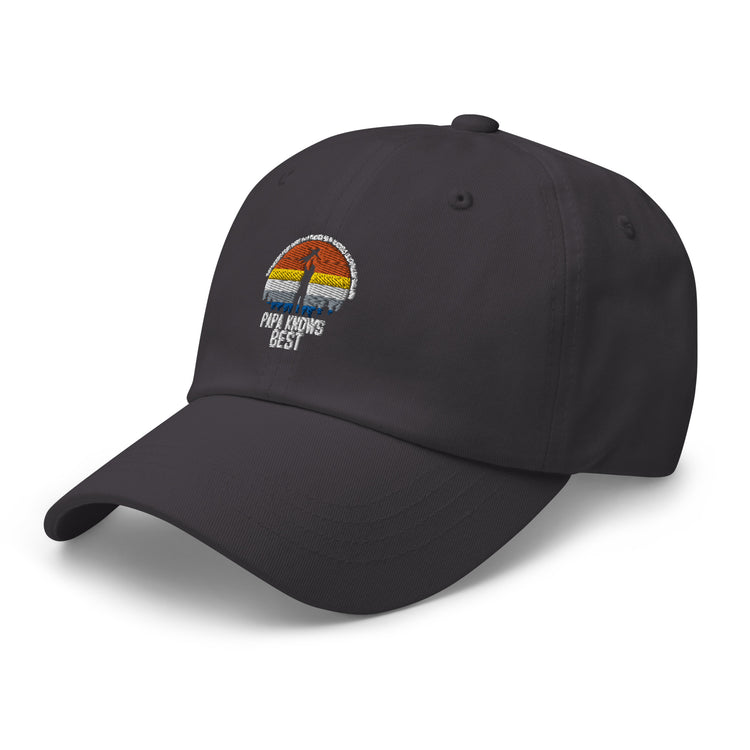 Dad hat Hilarious Papa Knows Good Dad Qualities OutfitResponsible Daddy Parental Attitudes