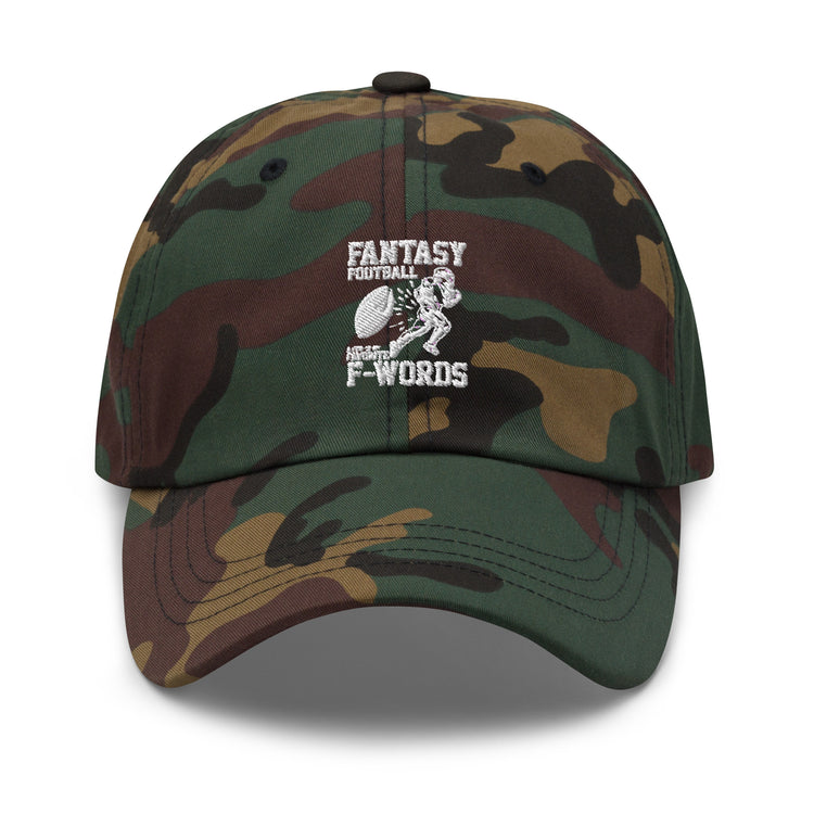 Dad hat Humorous Fantasy Football Extreme Field Sports Group Strategic Player Competitiveness