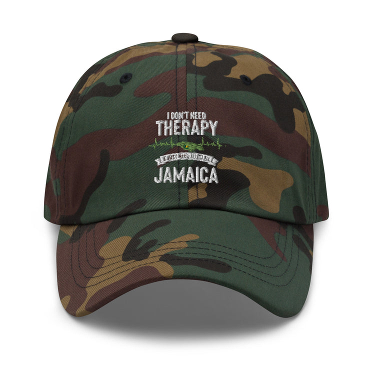 Dad hat Novelty Jamaica Heartbeat Leisure Lover Getaway Jamaican Break National Banner