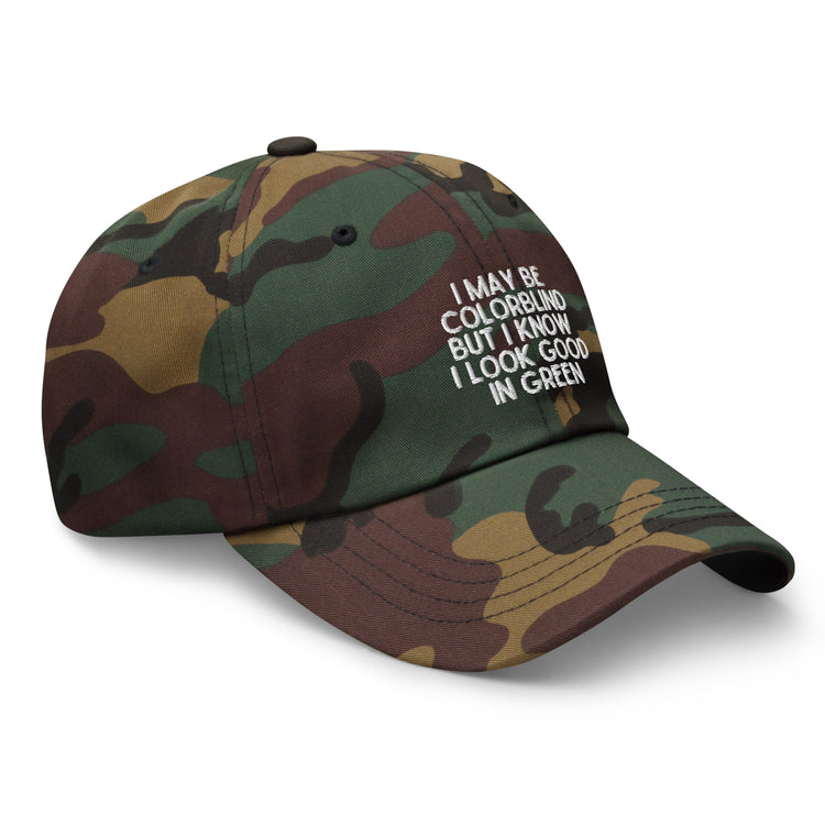 Dad hat Novelty Colorblind Daltonism Eye Disorders Hilarious Colour-Blindness Eyesight