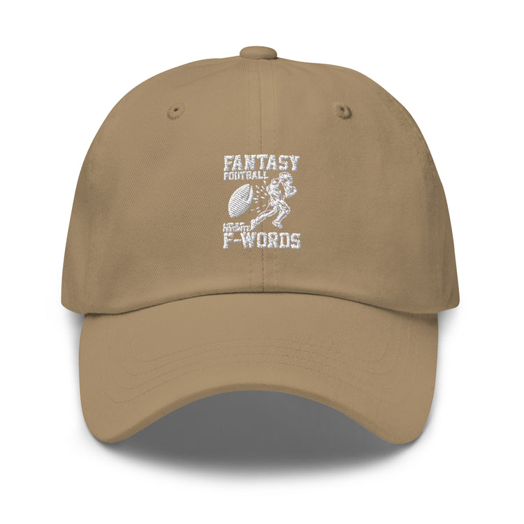 Dad hat Humorous Fantasy Football Extreme Field Sports Group Strategic Player Competitiveness