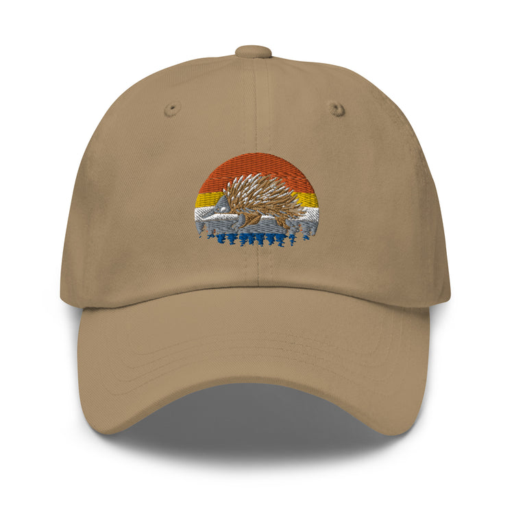 Dad hat Hilarious Nostalgic Guinea Old-Fashioned Domesticated Porcupine Gnawer Hedgepig