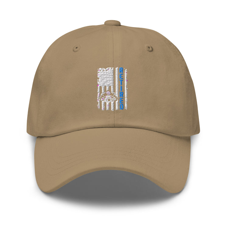 Dad hat Novelty Retired Nationalistic Policeman Patriotism Patriotic US Country Sheriff