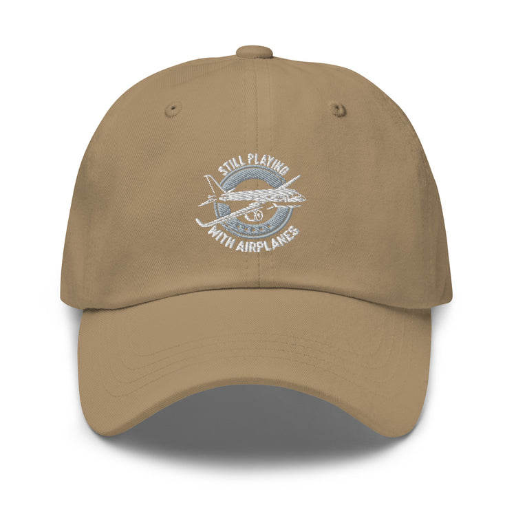 Dad hat Novelty Still Playing With Airplanes Copilot Outfit Aviation Aviator Seaplane Fan