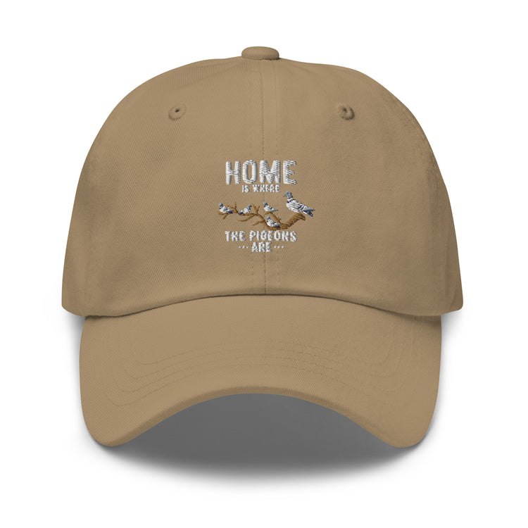 Dad hat Hilarious Pigeons Cockatiels Dodo Flying Animals Squab Culver Fan Cushat Fowl Enthusiast