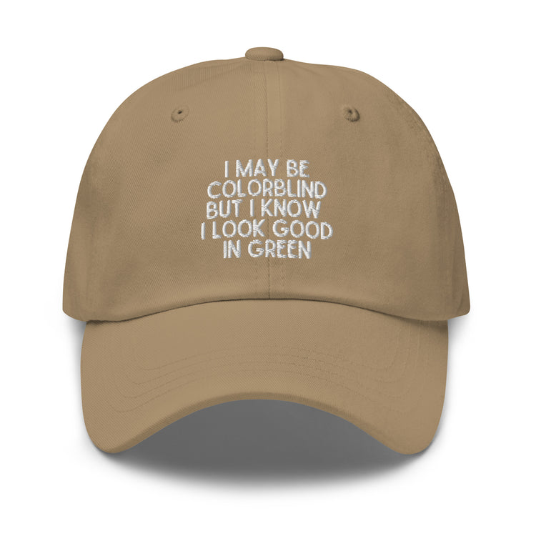 Dad hat Novelty Colorblind Daltonism Eye Disorders Hilarious Colour-Blindness Eyesight