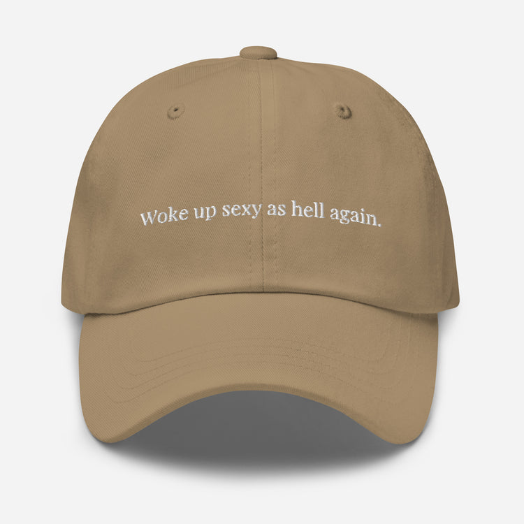 Dad hat Novelty Sexy As Hell Again Comical Sarcastic Sayings Fan Phrases Lover