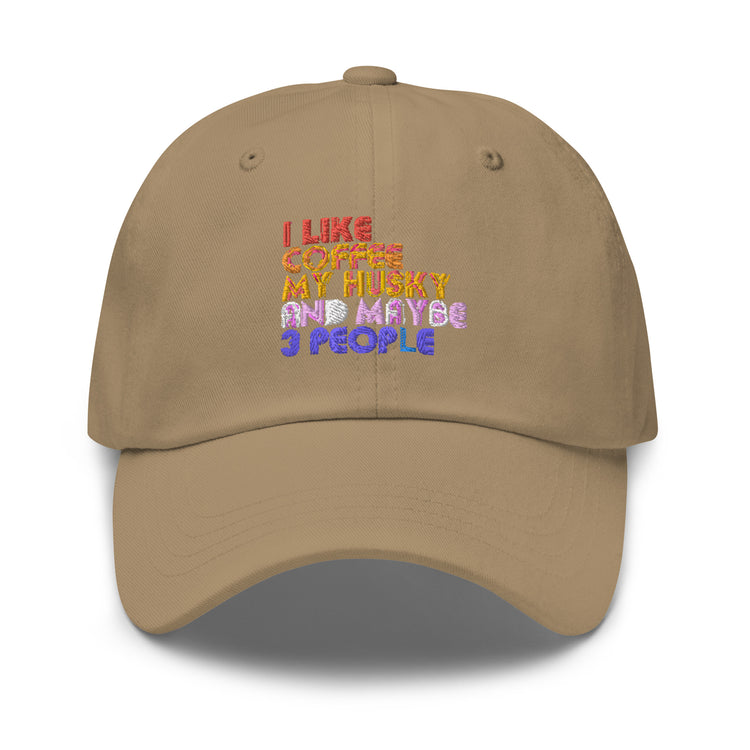 Dad hat Novelty Like My Coffee My Pet And 3 People Dog Caffeinated Pets Lover