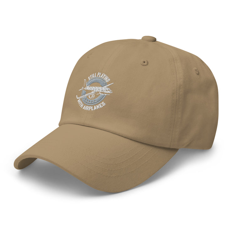 Dad hat Novelty Still Playing With Airplanes Copilot Outfit Aviation Aviator Seaplane Fan