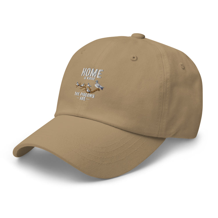 Dad hat Hilarious Pigeons Cockatiels Dodo Flying Animals Squab Culver Fan Cushat Fowl Enthusiast