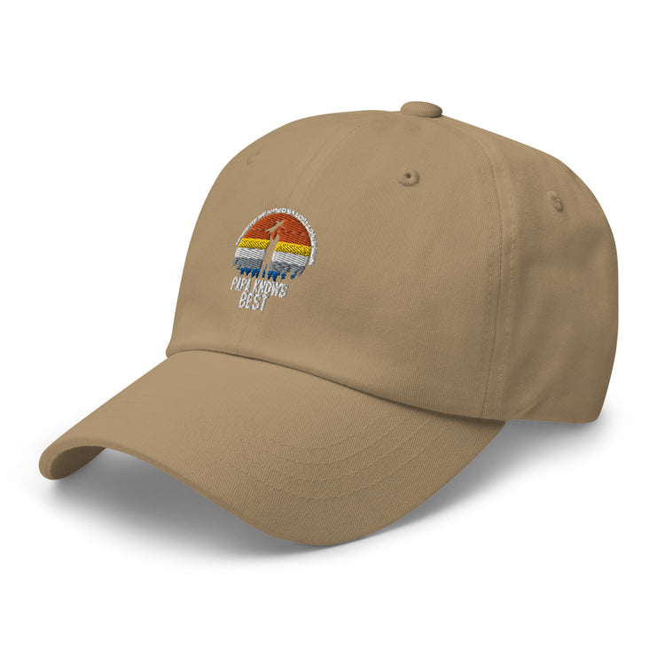 Dad hat Hilarious Papa Knows Good Dad Qualities OutfitResponsible Daddy Parental Attitudes