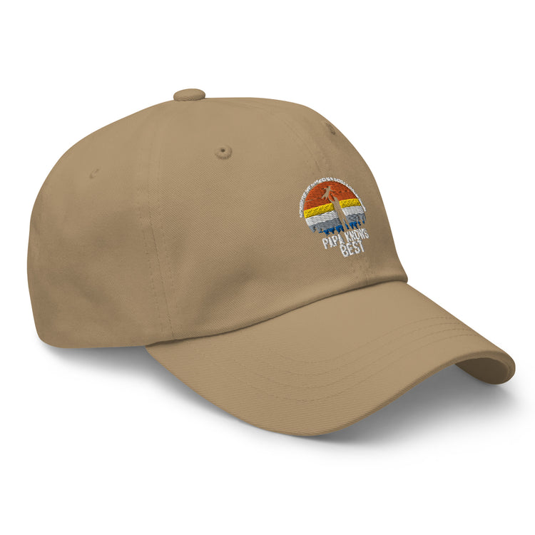 Dad hat Hilarious Papa Knows Good Dad Qualities OutfitResponsible Daddy Parental Attitudes