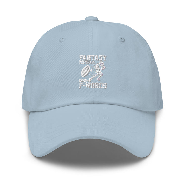 Dad hat Humorous Fantasy Football Extreme Field Sports Group Strategic Player Competitiveness