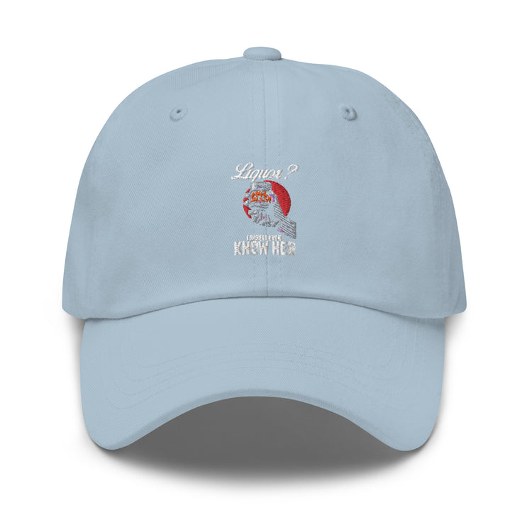 Dad hat Humorous Liquor Lover Alcoholic Beverage Drinks Funny Barkeeper Barman Drinking