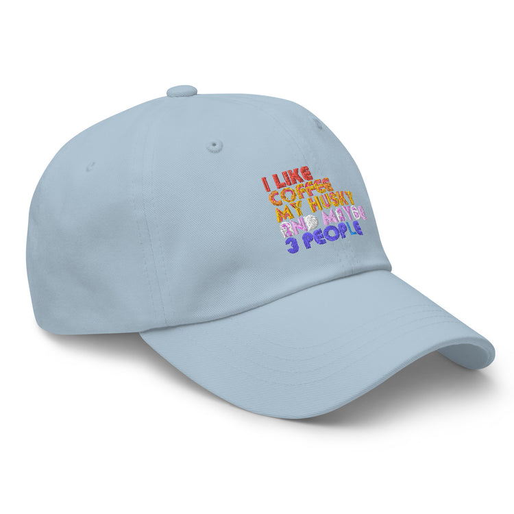 Dad hat Novelty Like My Coffee My Pet And 3 People Dog Caffeinated Pets Lover