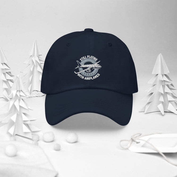 Dad hat Novelty Still Playing With Airplanes Copilot Outfit Aviation Aviator Seaplane Fan