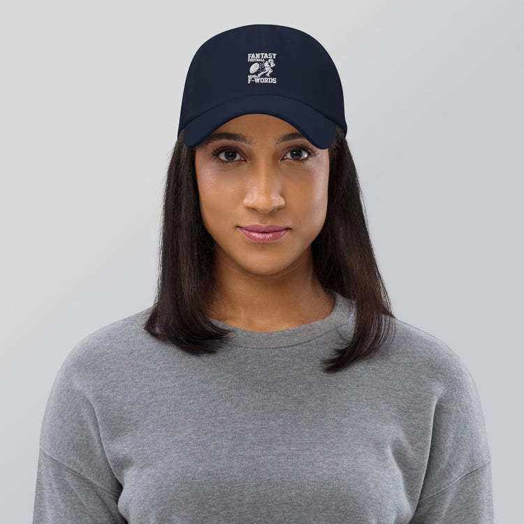 Dad hat Humorous Fantasy Football Extreme Field Sports Group Strategic Player Competitiveness