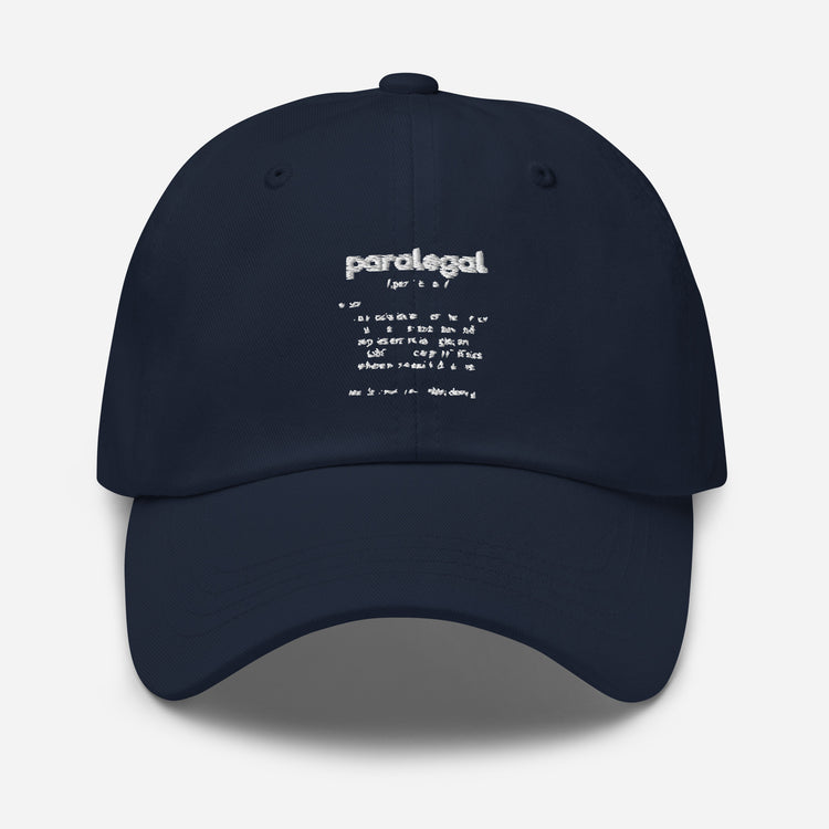 Dad hat Hilarious Paralegal Meaning Description Legal Assistant Fan Lawyer Paralegals Litigator