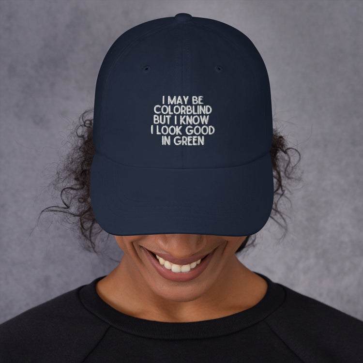 Dad hat Novelty Colorblind Daltonism Eye Disorders Hilarious Colour-Blindness Eyesight