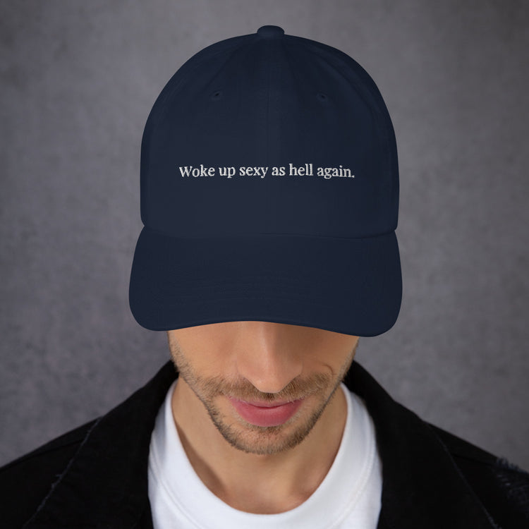 Dad hat Novelty Sexy As Hell Again Comical Sarcastic Sayings Fan Phrases Lover