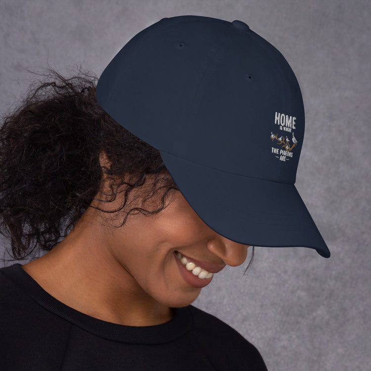 Dad hat Hilarious Pigeons Cockatiels Dodo Flying Animals Squab Culver Fan Cushat Fowl Enthusiast