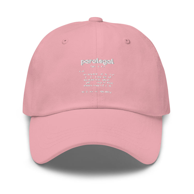 Dad hat Hilarious Paralegal Meaning Description Legal Assistant Fan Lawyer Paralegals Litigator