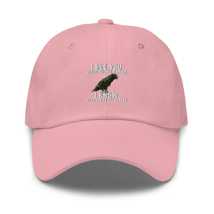 Dad hat Hilarious Cockatiels Lovebirds Parrot Humorous Cockatoo Cockatiel Quarrion Comical Birds