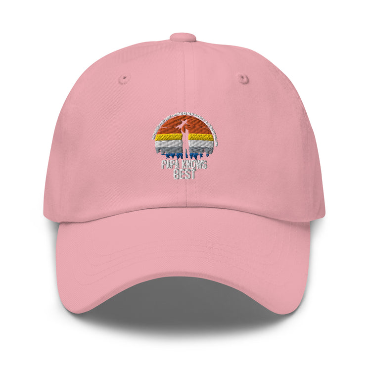 Dad hat Hilarious Papa Knows Good Dad Qualities OutfitResponsible Daddy Parental Attitudes