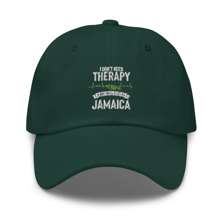 Dad hat Novelty Jamaica Heartbeat Leisure Lover Getaway Jamaican Break National Banner